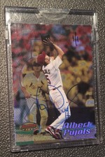 2002 Albert Pujols Bowmans Best Certified Auto 1/1 