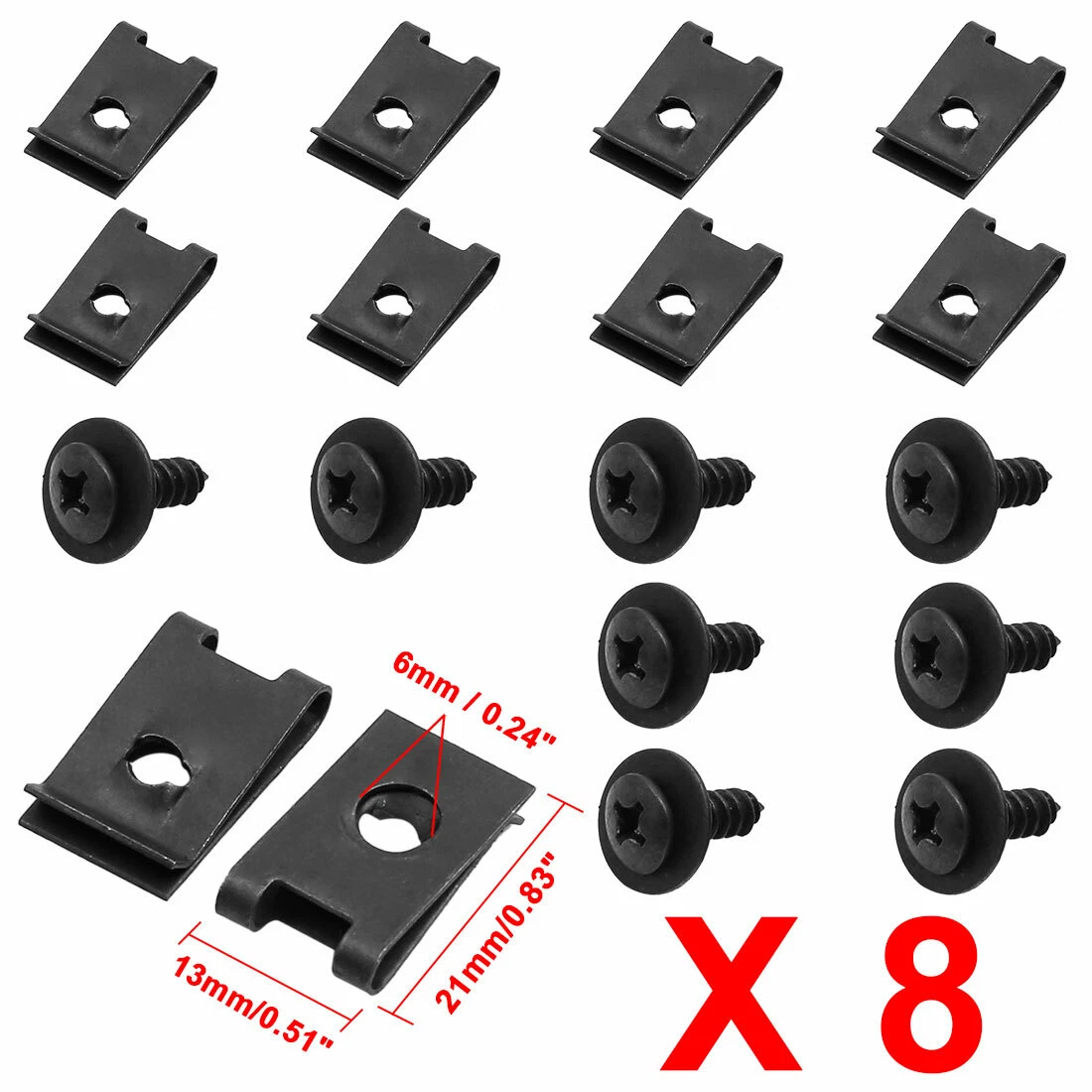 Metal clips cheap and fasteners