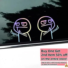 Funny Middle Finger Die-cut Auto Decal Car Truck Window Waterproof Vinyl Sticker