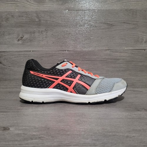 Asics Patriot 8 Womens Size 9 Black Grey Running Walking Shoes - 第 1/5 張圖片