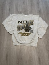 Vtg University Of Notre Dame Fighting Irish True fan Sweatshirt Sz XL