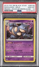 2019 POKEMON SM BLACK STAR PROMO TEAM UP PRERELEASE #SM160 NIDOQUEEN-HOLO PSA 10 on eBay