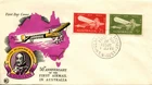 1964 50th Anniversary of the First Airmail in Australia - WCS FDC Purple