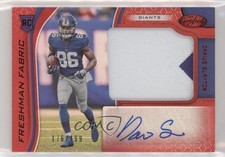 2019 Certified Freshman Fabric Signatures Mirror Red Darius Slayton Auto 7p8