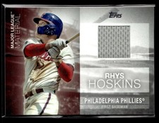 2020 Topps Update #MLM-RH Rhys Hoskins jersey card Philadelphia Phillies