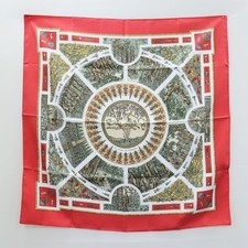 Free Shipping Beautiful Condition HERMES Carre 90 Dream of Poliphile Le Songe de