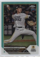 2023 Chrome NPB Nippon Professional Baseball Aqua Refractor Ryosuke Ohtsu 0sk9