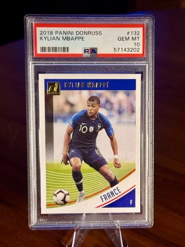 2018 Donruss Kylian Mbappe France PSA 10 GEM MINT #132 World Cup Rookie