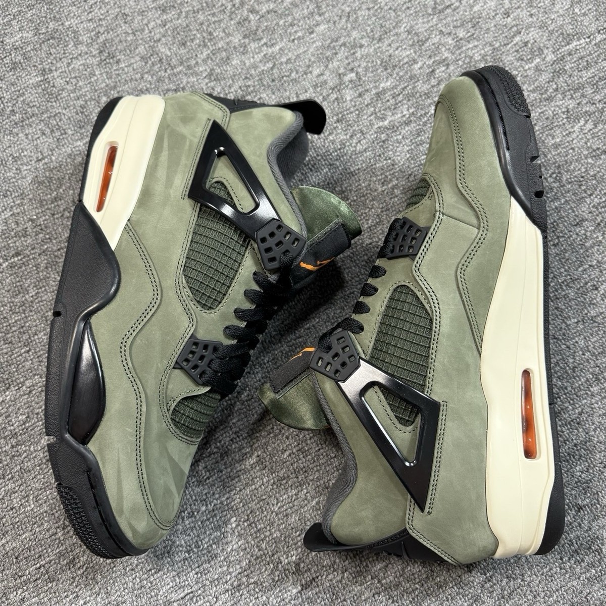 UNDEFEATED X Jordan 4 Men's Black Green IB1519-200 | eBay