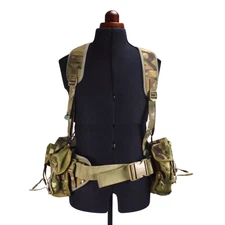 British Army PLCE MTP MOLLE Webbing Set Size Adjustable Yoke Belt Pouches