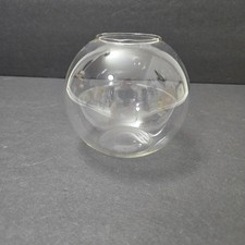 Clear Bubble Vase Fish Bowl Planter Round Center Piece Bowl 4.5"