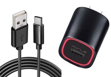 Home Charger 2.4A USB Cable TYPE-C 6ft Power Adapter for Tablets