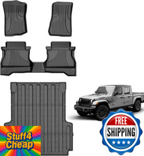 Jeep Gladiator JT Floor Mat Bed Mat Truck Bed Liner TPE Replacement Accessories