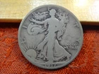 1917 United States Walking Liberty Half Dollar 50c 90% Silver Coin