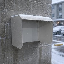 Wallbox Regenschutz Geschraubte Montage Ladestation-Regendach Rechteckig