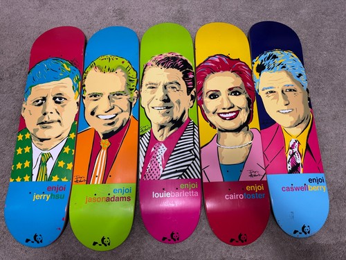 RARE Enjoi 2010 Jason Adams Presidents Series 5 Decks