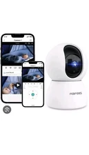 FEBFOXS Home Baby Monitor Security Camera. new open box Model XM628