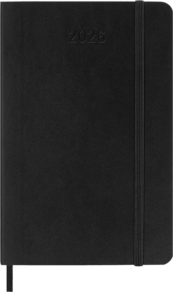 MOLESKINE 12 MONATE WOCHEN NOTIZKALENDER 2026 - WEICHER EINBAND - ENGLISCH