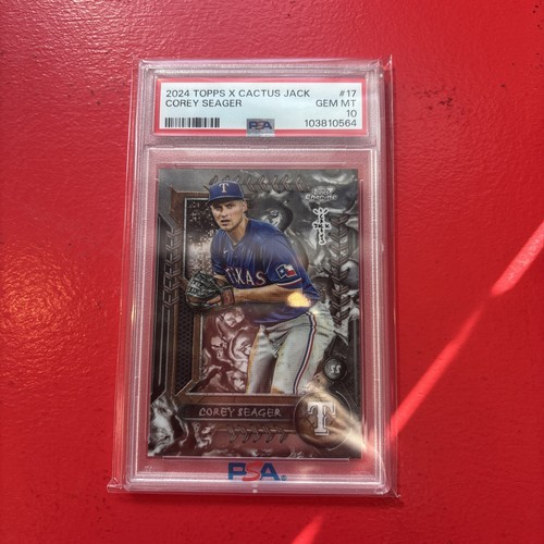 2024 Topps Cosmic Chrome x Cactus Jack - Corey Seager PSA 10
