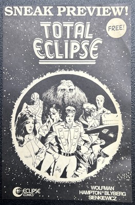 Total Eclipse Sneak Preview #2 1st Team App. Miracleman Airboy Eclipse 1988