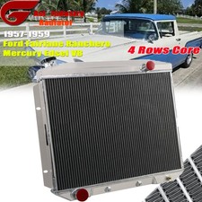 4 Rows Radiator For 1957-59 Ford Fairlanerancheroskylinervictoriamercury V8 4 Rows Radiator For 1957-59 Ford Fairlanerancheroskylinervictoriamercury V8