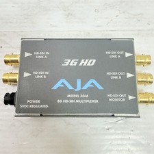 AJA 3GM 3G HD-SDI Multiplexer 1.5G Dual-Link Converter Used Tested