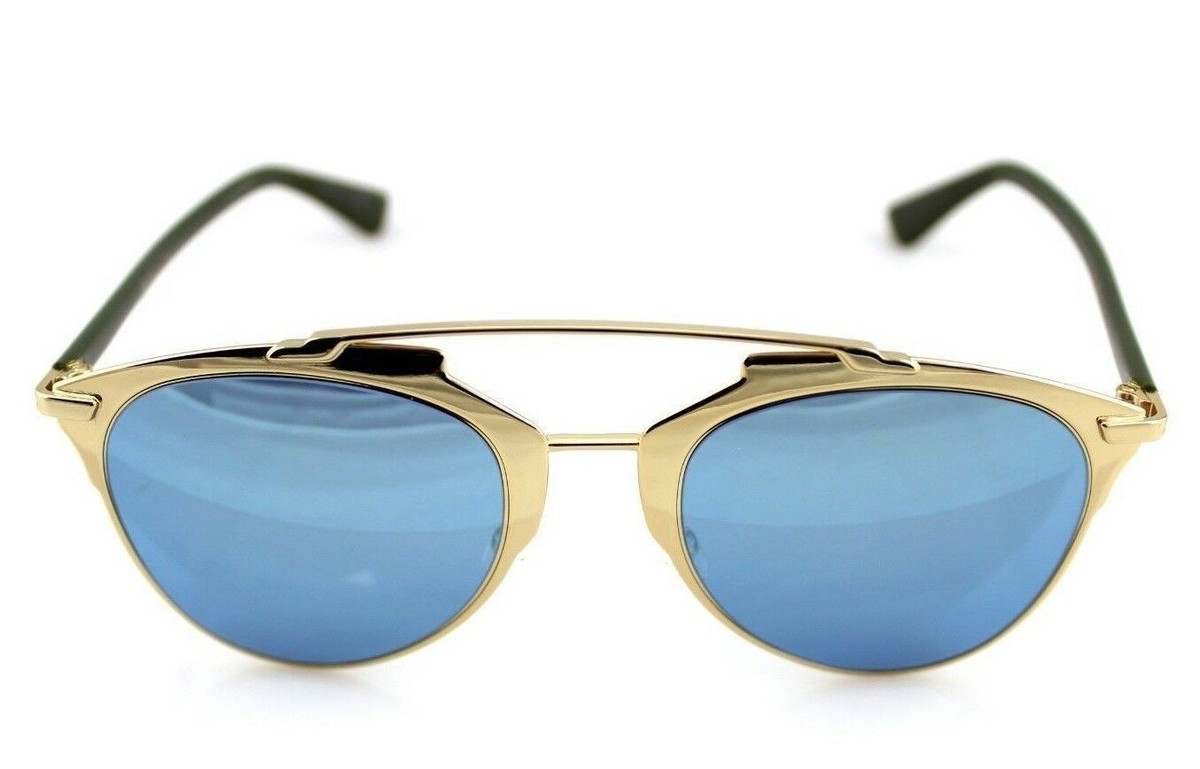 NEW Genuine Christian DIOR REFLECTED Gold Blue Mirror