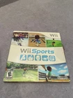 NINTENDO WII SPORTS GAME INN CASE WITH MANUAL 2006 C/RVL-RSPE-USA-2