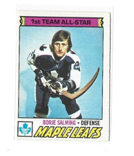 1977-78 O-Pee-Chee #140 Borje Salming AS1 VGEX