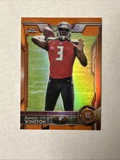 2015 Topps Chrome Orange Refractor #200 Jameis Winston RC Rookie Card