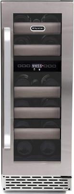 BWR-171DS 17 Bottle Stainless Steel Dual Zone Built Wine Refrigerators-Elite Ser