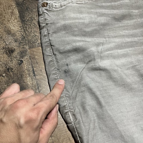 True Religion Jeans Corduroy Pants Ricky Bootcut Baggy Distressed Fits 36x33 - Picture 5 of 13
