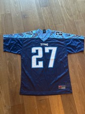 Vintage Nike Tennessee Titans Eddie George #27 Jersey L 1999/2000 NFL Nienoszona