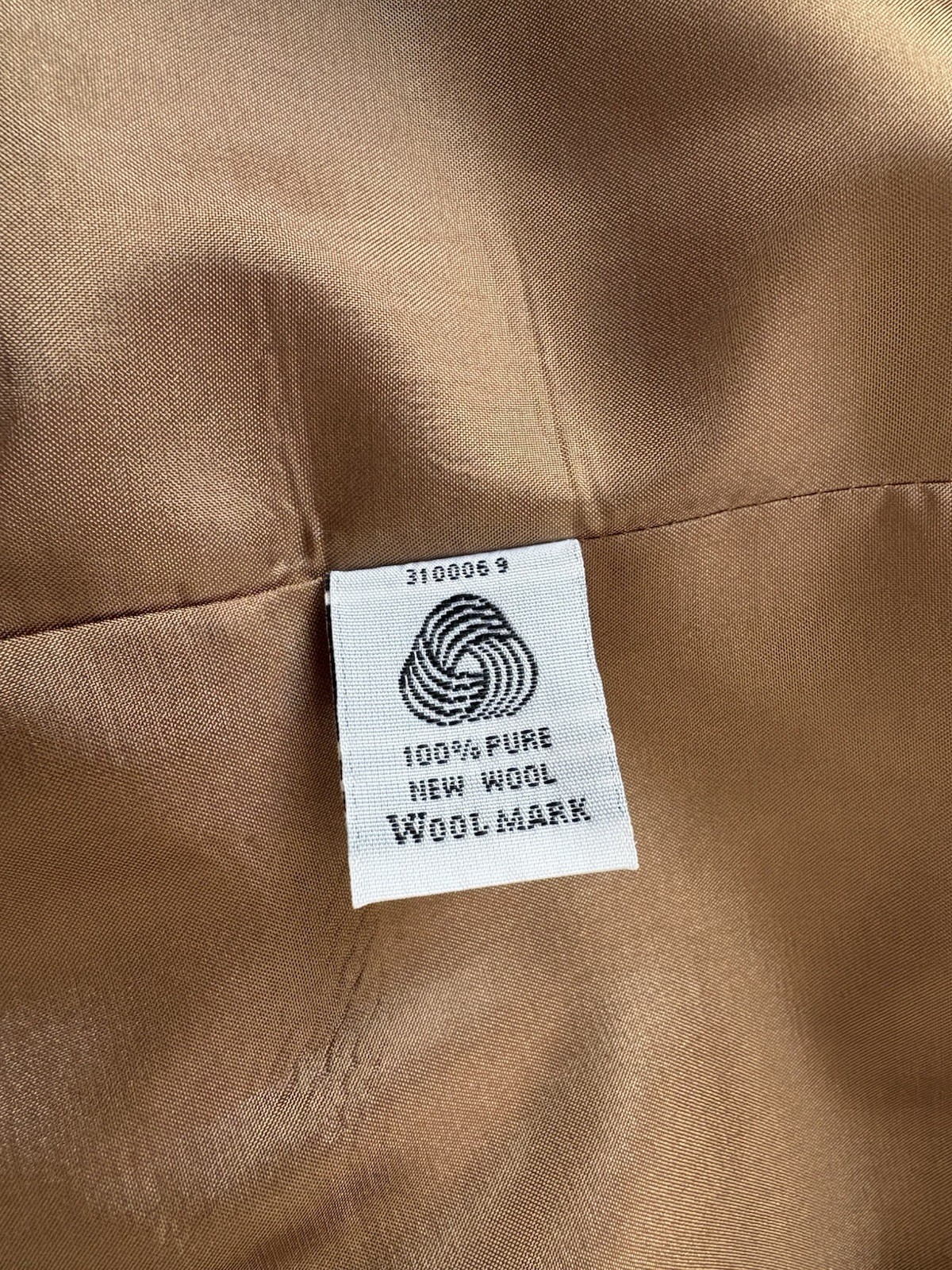 EUC Pendleton 100% Virgin Wool Camel Lined Blazer… - image 13