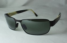 Maui Jim BLACK CORAL MJ0249S-001 Grey Mat Black Polarized New