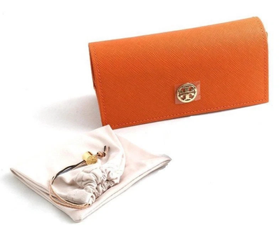 Tory Burch Orange Wallet with Tortoiseshell Sunglasses Details that speak for themselves!✨ Shop sunglasses from  main image 3