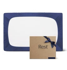 Rest Evercool Fitted Sheet Twin Size Midnight Blue 13” Deep (up To 15”)