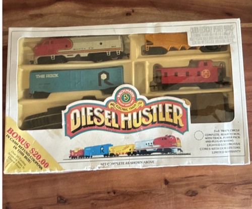 Bachmann HO Diesel Hustler Rock Island Line Starter Set DC Analógico 00696 | Zustand: New