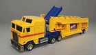 Vintage 1986 Hot Wheels Semi Truck Trailer Transporter Car Hauler Carrying Case