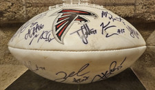 2010-2011 Atlanta Falcons Team Signed Football - Mike Smith, Matt Bryant, Grimes