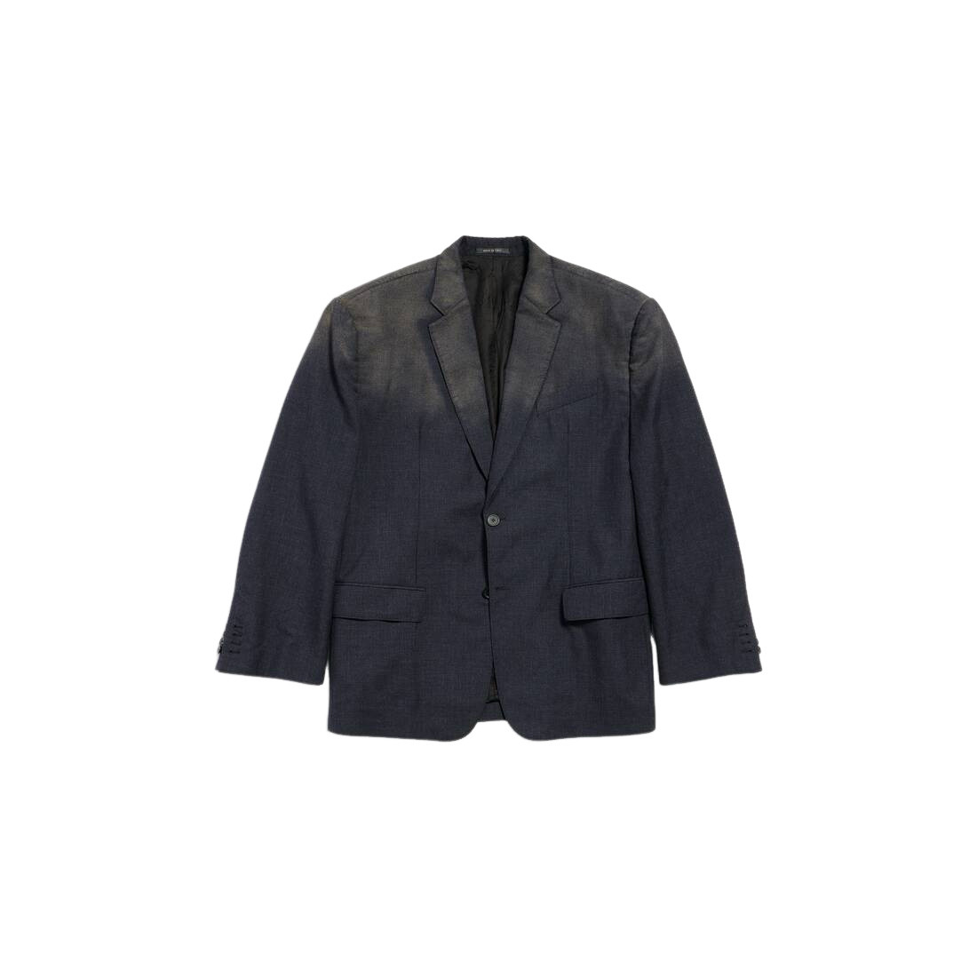 BALENCIAGA $3990 Anthracite Large Fit Jacket New & Authentic