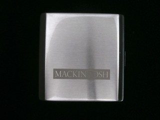 Zigarettenetui MACKINTOSH 84 x 82 mm Metall gebraucht