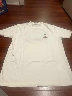 Rip Curl Men's M White Graphic Print Logo Crew Neck Short Sleeve Relaxed Fit Tee