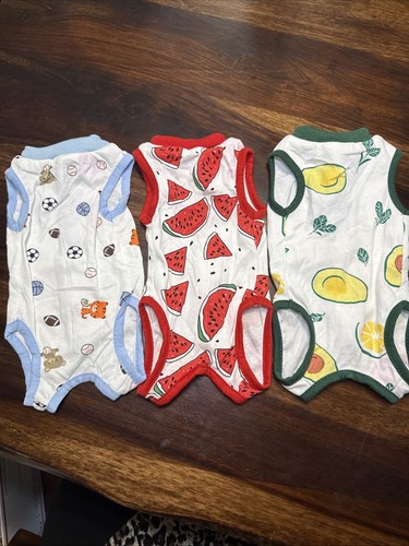 Cat Or Dog Surgery Recovery Suit Set Of 3 Size Small - Picture 2 of 6