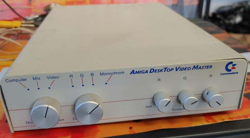 Commodore Amiga Desktop Video Master (1986 Audio + Video) Genlock