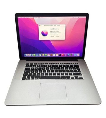 Apple MacBook Pro A1398 Retina 15  2015 500GB SSD 16GB RAM 2,8 GHz Intel Core i7