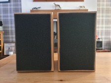 Monitor Audio Bronze B1 Stereo Bi-Wireable Speakers, Beech Finish, VGC