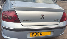 PEUGEOT 407 4DR 2004 - 2011 BOOT BOOTLID TAILGATE REAR BACK SILVER [EYLC]