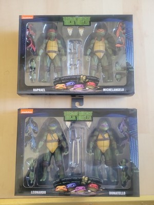 NECA TMNT I 2-Pack Action Figure Set Boxed - Donatello Raphael Michelangelo