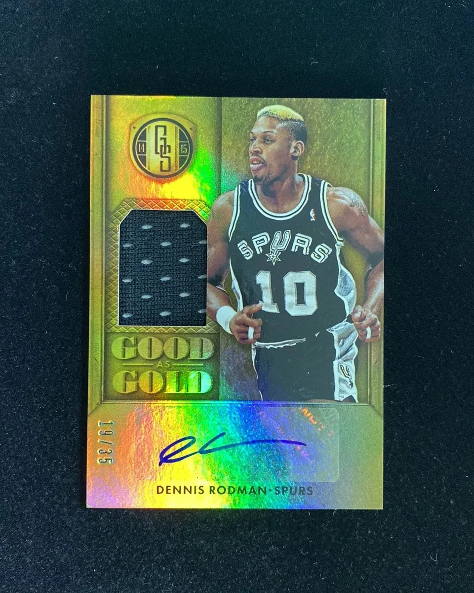 Panini Dennis Rodman Basketball Serial Numbered Sports Trading